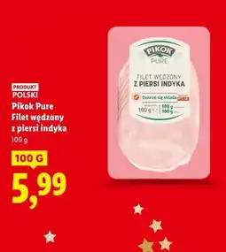 Lidl Pikok Pure Filet wędzony z piersi indyka oferta