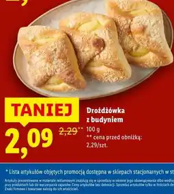 Lidl Drożdżówka z budyniem oferta
