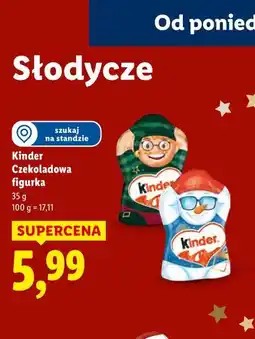 Lidl Kinder Czekoladowa figurka oferta