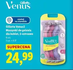 Lidl Gillette Venus3 Maszynki do golenia dla kobiet, 3-ostrzowe (6 szt.) oferta