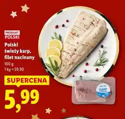Lidl Polski świeży karp, filet nacinany oferta