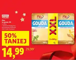 Lidl Pilos Ser gouda, XXL 2 x 500g oferta