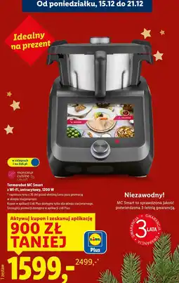 Lidl Termorobot MC Smart z Wi-Fi, antracytowy, 1200 W oferta