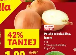 Lidl Polska cebula żółta, luzem oferta