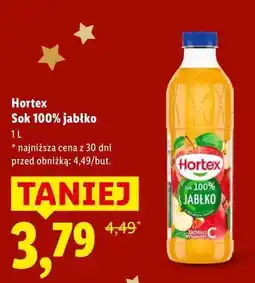 Lidl Hortex Sok 100% jabłko 1L oferta