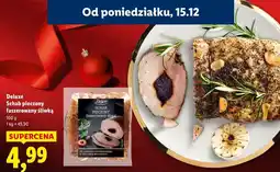 Lidl Deluxe Schab pieczony faszerowany śliwką oferta