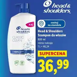 Lidl Head & Shoulders Szampon do włosów, różne rodzaje (800 ml) oferta