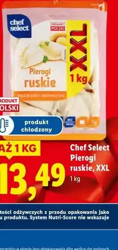 Lidl Chef Select Pierogi ruskie XXL oferta