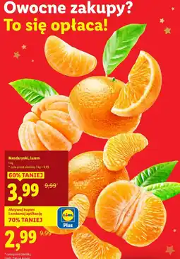 Lidl Mandarynki, luzem (z kuponem w aplikacji Lidl Plus) oferta