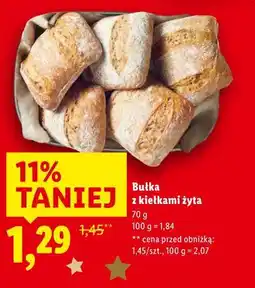 Lidl Bułka z kiełkami żyta oferta