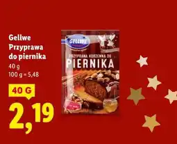 Lidl Gellwe Przyprawa do piernika 40 g oferta