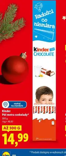 Lidl Kinder Pół metra czekolady, 300g oferta