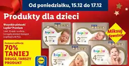 Lidl Wszystkie pieluszki Lupilu Premium - 70% taniej drugi, tańszy produkt oferta