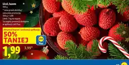 Lidl Liczi, luzem oferta