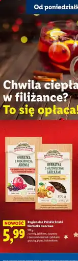 Lidl Regionalne Polskie Szlaki Herbatka owocowa oferta