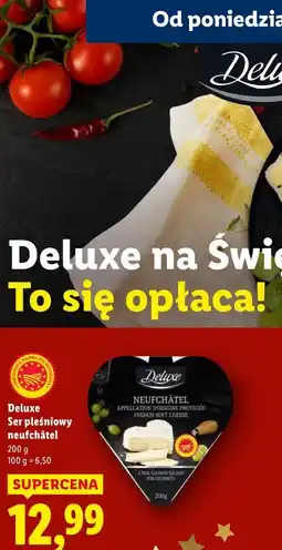 Lidl Deluxe Ser pleśniowy neufchâtel oferta