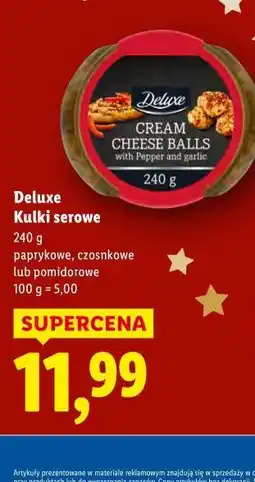 Lidl Deluxe Kulki serowe oferta