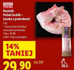 Lidl Polski królik - tuszka z podrobami Rzeźnik oferta