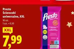 Lidl Presto Ściereczki uniwersalne, XXL 16 szt oferta