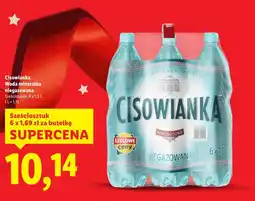 Lidl Cisowianka Woda mineralna niegazowana 6x1,5L oferta
