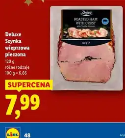 Lidl Deluxe Szynka wieprzowa pieczona oferta