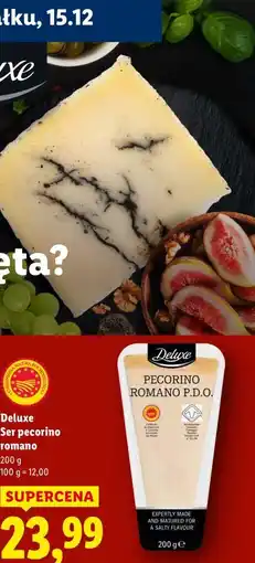 Lidl Deluxe Ser pecorino romano oferta