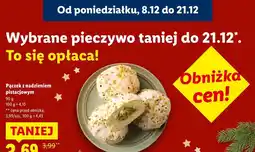 Lidl Pączek z nadzieniem pistacjowym oferta
