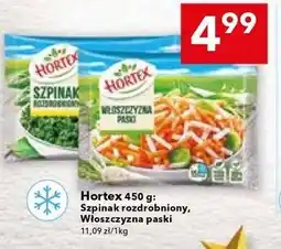Lewiatan Hortex 450 g: Szpinak rozdrobniony, Włoszczyzna paski oferta