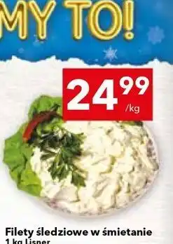 Lewiatan Filety śledziowe w śmietanie 1 kg Lisner oferta