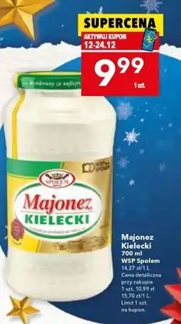Lewiatan Majonez Kielecki 700 ml WSP Społem oferta