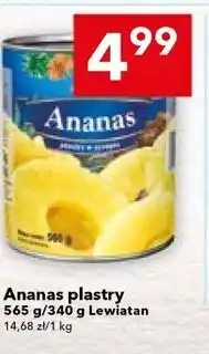 Lewiatan Ananas plastry 565 g / 340 g Lewiatan oferta