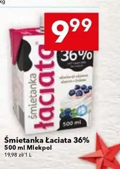 Lewiatan Śmietanka Łaciata 36% 500 ml Mlekpol oferta