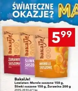 Lewiatan Baka!Je! Lewiatan: Morele suszone 150 g, Śliwki suszone 150 g, Żurawina 200 g oferta