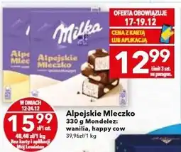 Lewiatan Alpejskie Mleczko 330 g Mondelez: wanilia, happy cow oferta