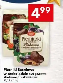 Lewiatan Pierniki Baśniowe w czekoladzie 150 g Skawa: śliwkowe, truskawkowe oferta