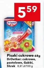 Lewiatan Pisaki cukrowe 68g Dr.Oetker: cukrowe, pastelowe, Gabbi, Shrek oferta