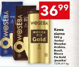 Lewiatan Kawa ziarnista Woseba Arabica/Mocca Fix Gold 500 g oferta