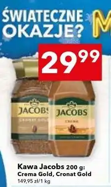 Lewiatan Kawa Jacobs 200 g: Crema Gold, Cronat Gold oferta