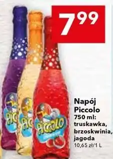 Lewiatan Napój Piccolo 750 ml: truskawka, brzoskwinia, jagoda oferta