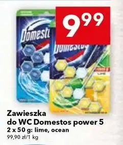 Lewiatan Zawieszka do WC Domestos power 5 2 x 50 g: lime, ocean oferta
