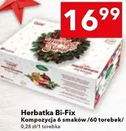 Lewiatan Herbatka Bi-Fix Kompozycja 6 smaków 60 torebek oferta