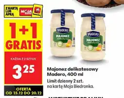 Biedronka Majonez delikatesowy Madero, 400 ml oferta