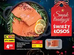 Biedronka Świeży filet z łososia atlantyckiego Marinero oferta