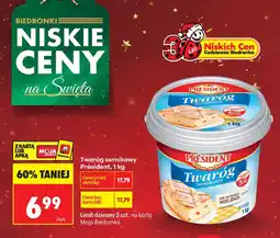 Biedronka Twaróg sernikowy Président oferta