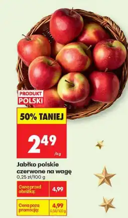 Biedronka Jabłko polskie czerwone na wagę Biedronka oferta