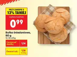 Biedronka Bułka śniadaniowa, 80 g Biedronka oferta
