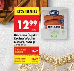 Biedronka Kiełbasa Śląska Kraina Wędlin Nature, 400 g oferta