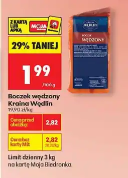 Biedronka Boczek wędzony Kraina Wędlin oferta