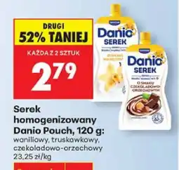 Biedronka Serek homogenizowany Danio Pouch waniliowy 120g oferta