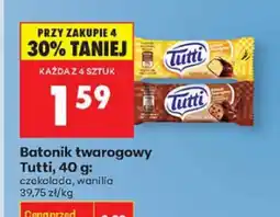 Biedronka Batonik twarogowy Tutti, 40 g oferta
